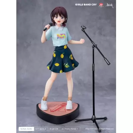 Girls Band Cry Natsu wo Mankitsu shite Sakebe Series No. 1 PVC Statuie 1/7 Nina Iseri 24 cm poza produsului