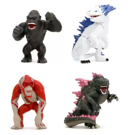 Godzilla Nano Metalfigs Figurine mini turnate sub presiune Pachet de 4 Valul 1 4 cm termékfotója