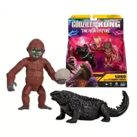 Godzilla x Kong: The New Empire - Figurina Suko with Titanus Doug de 15 cm poza produsului