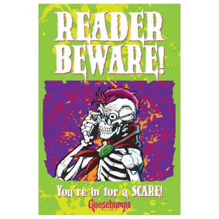 Goosebumps Metal Sign Reader Beware poza produsului