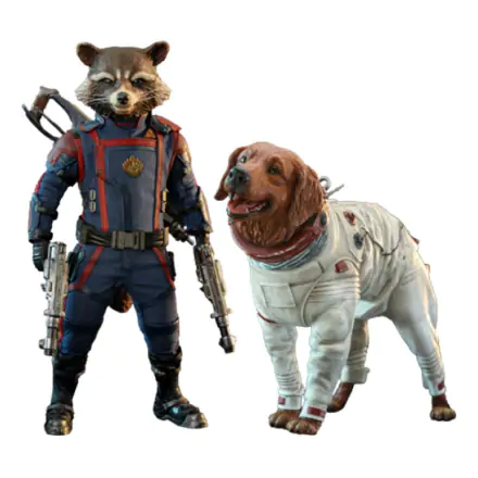 Guardians of the Galaxy Vol. 3 Movie Masterpiece figurine de acțiune 1/6 Rocket & Cosmo 16 cm termékfotója