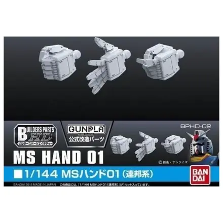 Gundam Builders Part HD 1/144 MS Mână 01 (E.F.S.F.) trusă model poza produsului