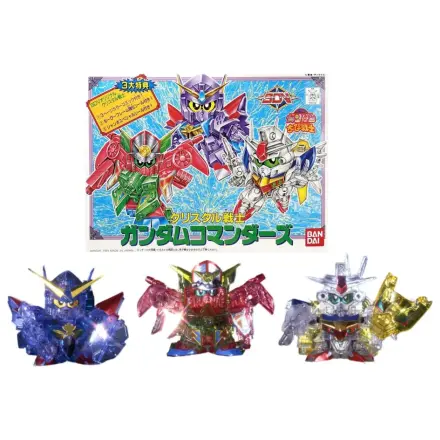 GUNDAM Crystal 3 Commanders Model Kit poza produsului