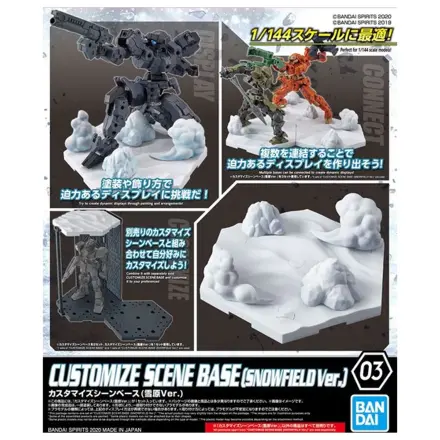 Gundam Customize Scene Base 03 Snowfield Version Model Kit poza produsului