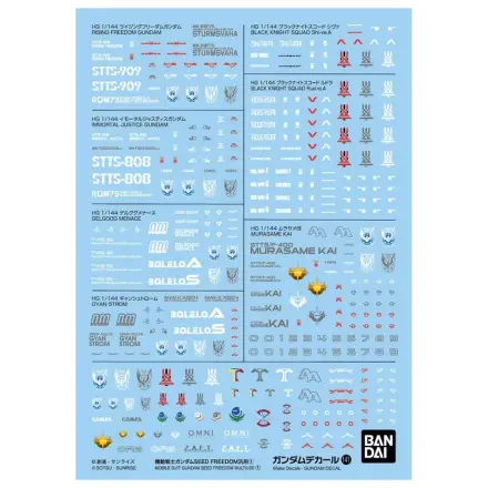 Gundam Decal 141 Gundam Seed Freedom Multiuse 1 Model Kit poza produsului