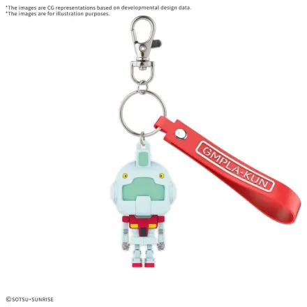 GUNDAM GP01 Gundam GP01 Gunpla-Kun 3D Cauciuc Mascota Breloc poza produsului