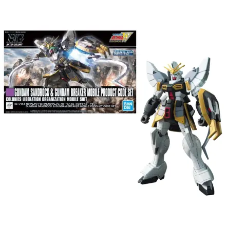 GUNDAM HG 1/144 XXXG-01SR Gundam Sandrock & Breaker MPCS Kit Model poza produsului