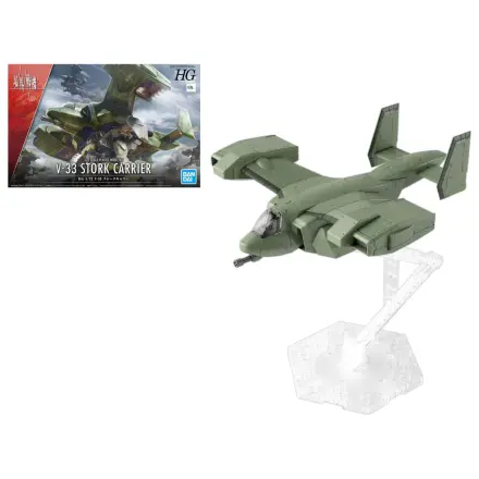 Gundam HG 1/72 V-33 Stork Carrier Set de model poza produsului