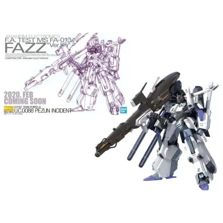 Gundam MG 1/100 FAZZ Ver.Ka FA-010 kit de model poza produsului
