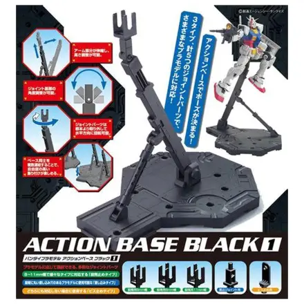 Gundam Model Kit Action Base 1 Negru poza produsului