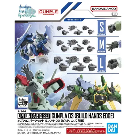 Gundam Option Parts Set Gunpla 3 (Build Hands Edge) Kit Model poza produsului