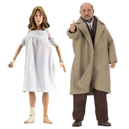 Halloween 2 Retro Action Figure Pachet dublu Doctor Loomis & Laurie Strode 20 cm poza produsului