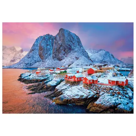 Hamnoy Village puzzle 500 piese poza produsului