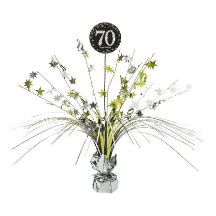 Happy Birthday Gold 70 Decoratiune Masa 18 in poza produsului