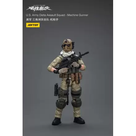 Figurină de acțiune Hardcore Coldplay 1/18 U.S. Army Delta Assault Squad Mitralior 11 cm termékfotója