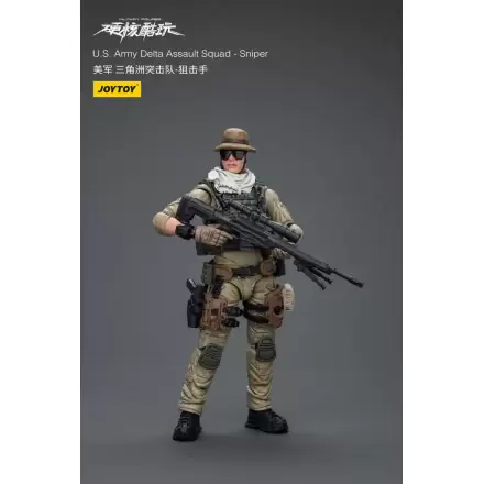 Figurină de acțiune Hardcore Coldplay 1/18 U.S. Army Delta Assault Squad Sniper 11 cm termékfotója