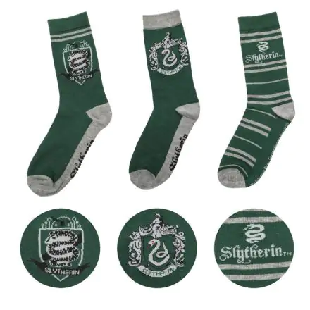 Harry Potter Șosete 3-Pack Slytherin termékfotója