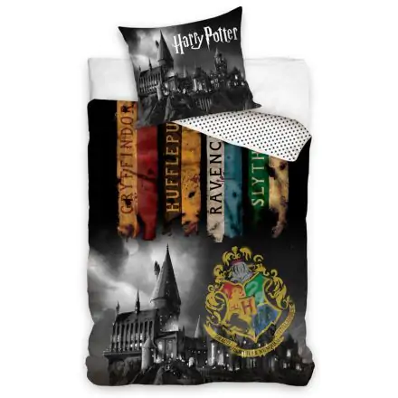 Harry Potter Husă de Plapumă 140x200cm, Față de Pernă 70x90cm poza produsului