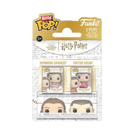 Harry Potter Bitty Funko POP! Figurine din vinil Pachet 2 Hermione & Krum poza produsului