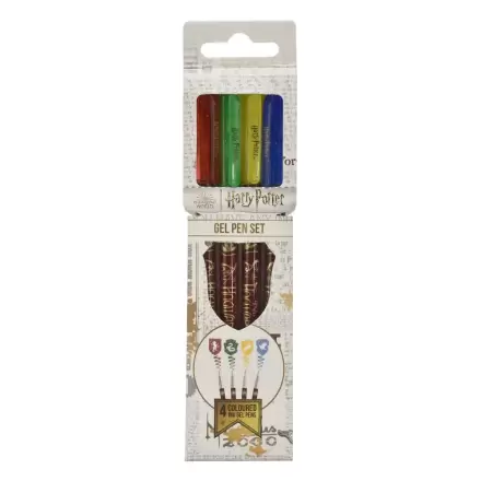 Harry Potter Gel Pens set de 4 Colourful Crest termékfotója