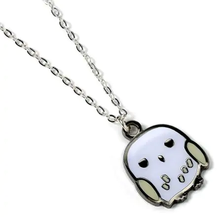 Harry Potter Cutie Collection Colier & Charm Hedwig (placat argint) poza produsului