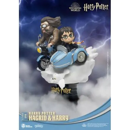 Harry Potter D-Stage PVC Diorama Hagrid & Harry New Version 15 cm poza produsului