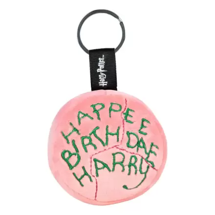 Breloc de pluș Harry Potter cu inel metalic Happee Birthdae Harry Cake 10 cm termékfotója