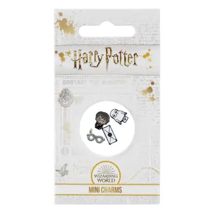 Set 4 talismane mini Harry Potter Harry (Placat cu argint) poza produsului