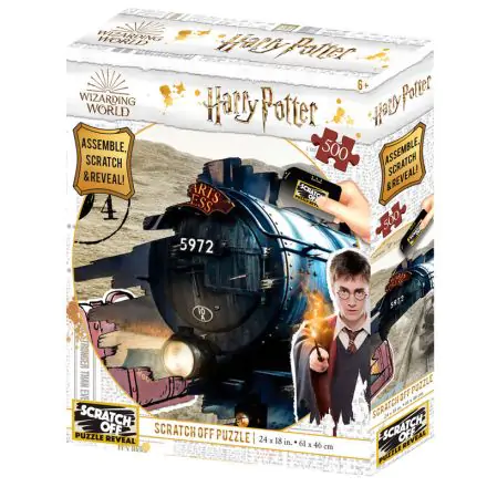 Harry Potter Hogwarts Express Scratch Off puzzle 500 piese poza produsului