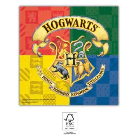 Harry Potter Hogwarts Houses Servețele 20 buc 33*33 cm FSC poza produsului