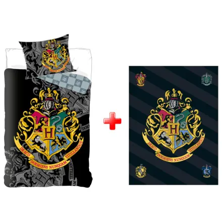 Harry Potter Houses Husă de pilote și set de pătură Fleece poza produsului