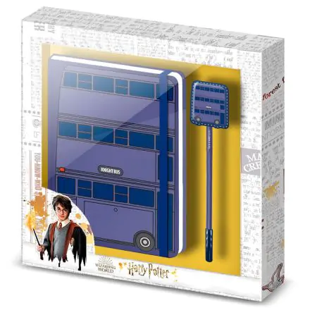 Harry Potter set Jurnal cu autocarul Knight + pix poza produsului