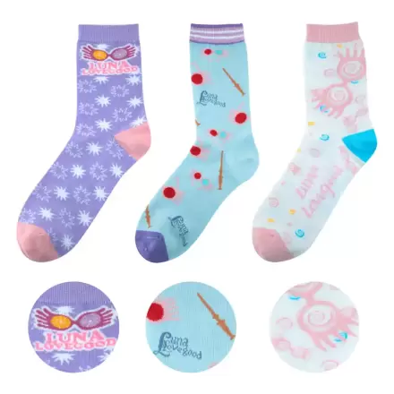 Harry Potter Șosete 3-Pack Luna Lovegood poza produsului