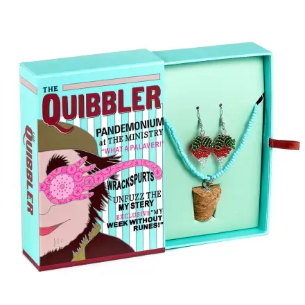 Harry Potter Luna Lovegoods Quibbler cercei + colier poza produsului
