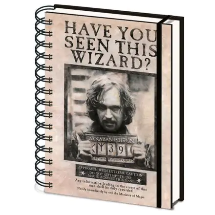 Harry Potter Caiet A5 Wanted Sirius Black termékfotója