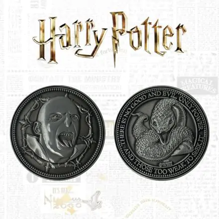 Harry Potter Monedă de colecție Voldemort ediție limitată poza produsului