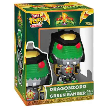 Funko Bitty POP! Bots figurină Power Rangers DragonZord cu Green Ranger poza produsului