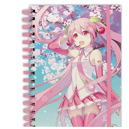 Hatsune Miku Cherry Blossoms Caiet A5 Spiral poza produsului