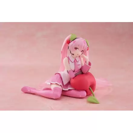 Hatsune Miku Statuie PVC Figurina Drăguță Desktop Sakura Miku Cherry Perna Ver. 13 cm termékfotója