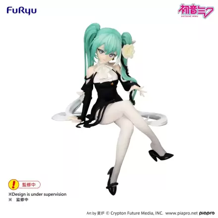 Hatsune Miku Flower Fairy White Rose Character Vocal Series Hatsune Miku Flower Noodle Stopper figurina 14cm poza produsului
