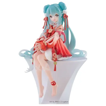 Hatsune Miku Noodle Stopper Statuie din PVC 2026 Chinese New Year Ver. 14 cm poza produsului