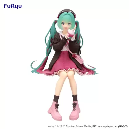 Statuie PVC Opritor de Tăiței Hatsune Miku Autumn Date Pink Color Ver. 14 cm poza produsului