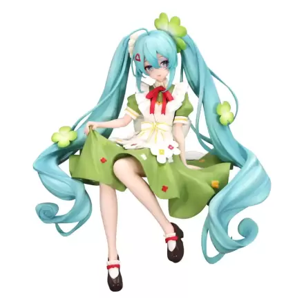 Hatsune Miku Opritor de Tăiței Statuie PVC Flower Fairy Clover 15 cm termékfotója