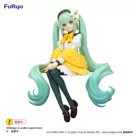 Statuie PVC Opritor de tăiței Hatsune Miku Zâna Florilor Crin Alb Vers. 14 cm termékfotója