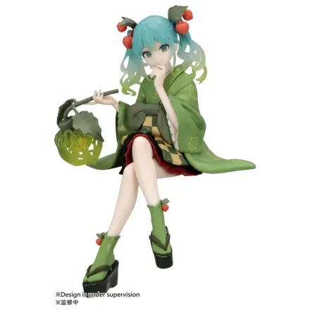 Hatsune Miku Noodle Stopper PVC Figura Flower Fairy Winter Cherry Green Color Ver. 15 cm poza produsului