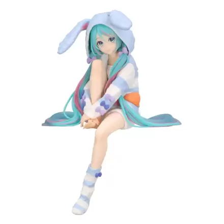 Statuie PVC opritor de tăiței Hatsune Miku Hatsune Miku Rabbit Ear Hood Pajama Blue Color Ver. 14 cm termékfotója