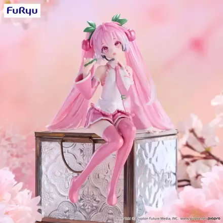 Statuie PVC opritor de tăiței Hatsune Miku Sakura Miku 2024 Pearl Color Ver. 15 cm termékfotója