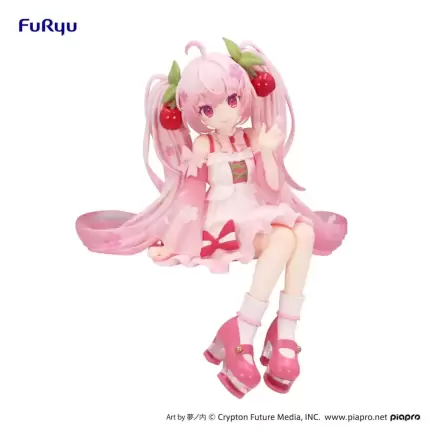 Statuetă PVC Opritor de Tăiței Hatsune Miku Sakura Miku 2025 14 cm termékfotója