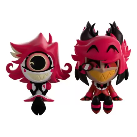 Hazbin Hotel Vinyl Figures Alastor & Niffty Monitor Buddiez Figurine de vinil poza produsului