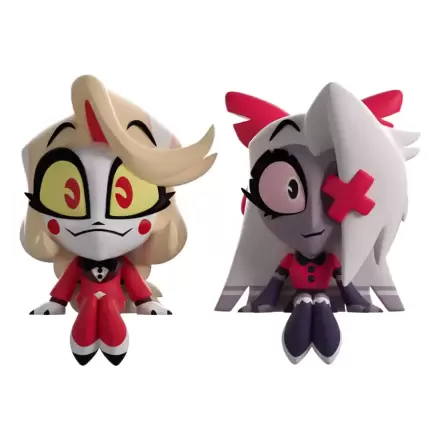 Figurine Vinil Hazbin Hotel Charlie & Vaggie Monitor Buddiez poza produsului